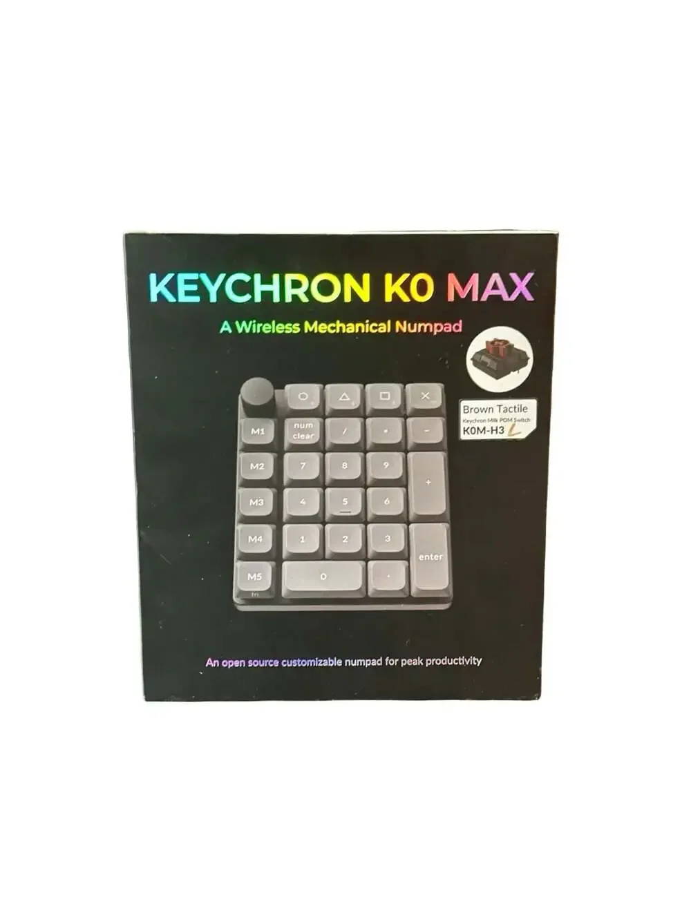 Keychron K0 Max Wireless Mechanical Numpad Brown Tactile Switches